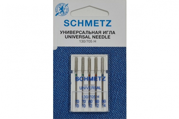 Иглы Schmetz универсальные (70x2, 80x2, 90x1), 5 шт в Новомосковске