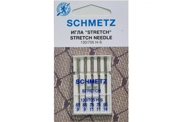 Иглы Schmetz стрейч combi (65x2, 75x2, 90x1), 5 шт в Новомосковске